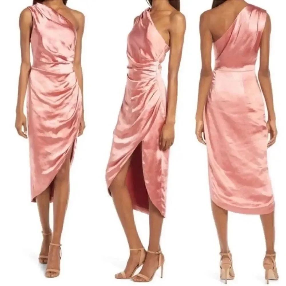 ELLIATT NWT Coral Cassini Dress In Coral Size Large